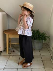 DAZY 2pcs Girls (Young Girl) Fall Outfit Set - Black - View 4