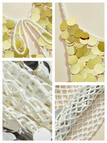 Anewsta Váy không tay cắt may thủ công 2 mảnh, phù hợp cho mùa hè, lễ hội, kỳ nghỉ, ngày lễ, bãi biển, thanh lịch - trắng - Xem 7