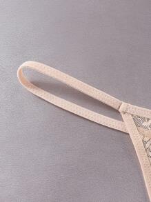 SHEIN 7 Pcs/Pack Women Solid Color Lace Sexy Panties For Going Out - Multicolor - View 4