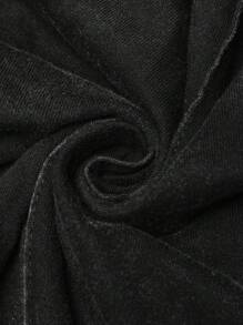 SHEIN 女士纯色休闲孕妇裤 - 黑色 - 查看 7