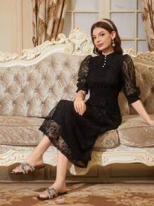 CUCCOO TILAWA 优雅的金扣一脚蹬穆勒鞋，适合派对或休闲穿着 - 黑色 - 查看 8