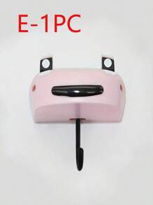 SHEIN 1 pieza/2 piezas Soporte de pared sin perforación con forma de faro de automóvil abierto para llaves, decoración de pared, regalo de cumpleaños - Llavero con forma de faro de automóvil abierto, Llavero, Llavero de automóvil antiguo montado en la pared