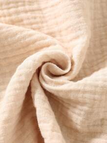 SHEIN 2pcs/Set Newborn Baby Boys Cute Crinkle Solid Color Vest Romper Set, Summer - Multicolor - View 7