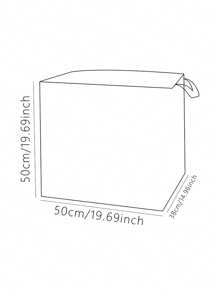 SCOOBY-DOO X SHEIN Bolsa de almacenamiento plegable de gran capacidad, bolsa organizadora de viaje adecuada para mantas, edredones y ropa - Bolsa de almacenamiento de tela no tejida resistente, con cremallera resistente - Multicolor - Ver 4