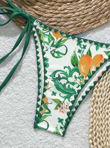 Swim Vcay Bộ đồ bơi bikini họa tiết trái cây dễ thương mùa hè mới về cho nữ - Nhiều màu - Xem 3