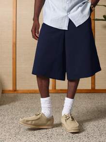 SUMWON Pantalones cortos plisados de pierna ancha para vacaciones de verano, estilo culotte de longitud hasta la rodilla, palazzo de cintura media, para uso casual, de fiesta, fresco y diario