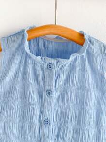 Loomiva 少女纯色圆领修身休闲背心，春夏