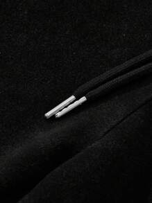 ROMWE MEN Street Life Quần short nam mùa hè phong cách đường phố Mỹ thiết kế mới với trang trí đá lấp lánh nhiều màu sắc, có họa tiết rải rác đá quý nhỏ lấp lánh, kim cương và kim sa màu xanh lá cây, xanh lam, đỏ và vàng, mang đến cho vải trơn vẻ ngoài lấp lánh và hấp dẫn về mặt thị giác, phong cách tươi mới và đơn giản làm nổi bật các chi tiết của quần short - màu đen - Xem 6