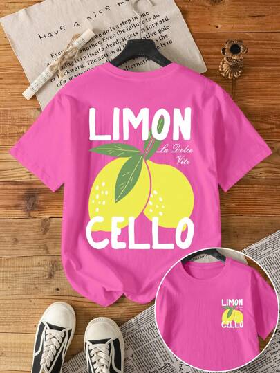 Glissea Camiseta de cuello redondo y manga corta para mujer, de moda para el verano