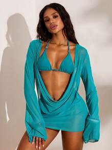 Opulessa Women's Colorful Beaded Jewelry Set To Match Swimsuit 3pcs, Country Concert Outfit, American Flag Bikini ,Festival,Birthday Dresses For Women, Holiday Outfits, Holiday Clothes, High Waisted Bikini, High Waisteo Bathing Suit, Thong Bikini Set, Beach Outfits For Woman, Sarong, Beach Dress, Bikini Set ,Suitable For Going Out, Concert, Party, Club Outfits, Date, Night Out,Vacation ,Beach  Outfits,Garden Wedding Guest Dress, Elegant Dress For Women, Concert, Party, Club Outfits,  Elegant Vacation Outfits, Summer Beach Outfits, Sexy Club Outfits, Halloween, Christmas , New Year, Thanksgiving Outfits - Multicolor - View 1