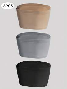 SHEIN 3件套无缝优雅大码文胸和无钢圈文胸