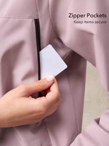 OutZeal Women's Waterproof Windproof 3L Functional Fabric Outdoor Jacket