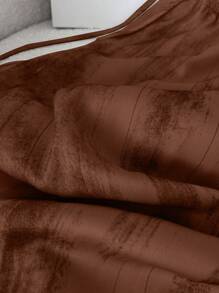 SHEIN LUNE Ink Painting Satin Drawstring Waist Wide Leg Pants Fall Cloth For Women - Coffee Brown - View 4