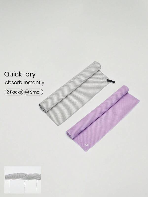 GLOWMODE Quick-Dry Cool Down Deodorizing Gym Workout Towel With Lanyard