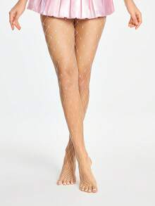 ROMWE Kawaii 3pcs White High Elasticity Women Pantyhose/Tights/Leggings - White - View 6