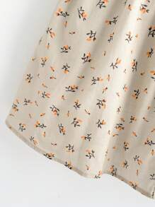 Loomiva 年轻女孩碎花细肩带休闲夏季沙滩裙 - 彩色 - 查看 7