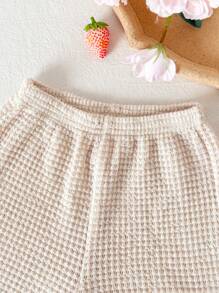 Cozy Pixies Conjunto de 2 piezas para bebé niña: Top con tirantes con estampado de fresa y shorts de cintura elástica