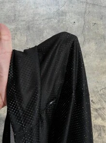 AXEPEAK 男士数码印花宽松圆领长袖 T 恤，夏季、街头服饰、秋季