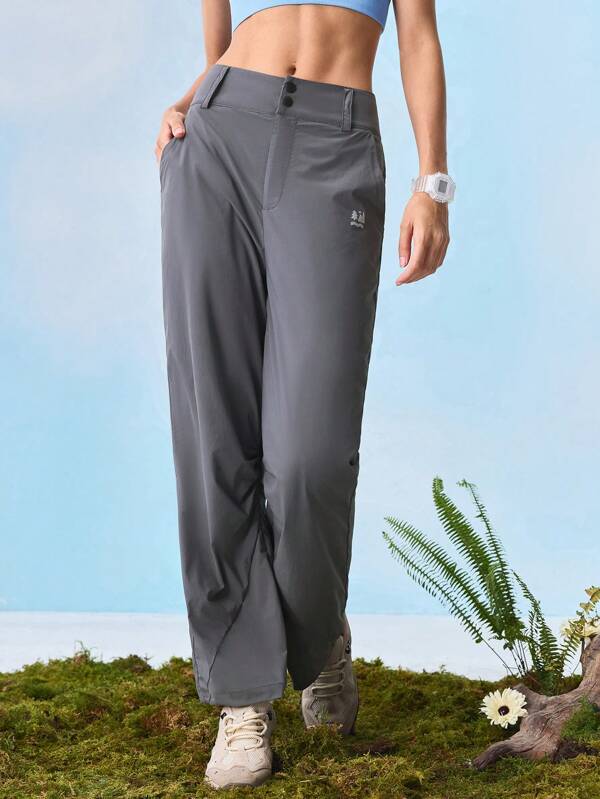 In My Nature Women's Fashionable Gray Loose Casual Hiking Pants With Pockets,Women's Fall & Winter Outdoor Pants
