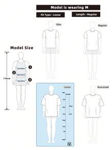 ROMWE MEN Street Life 2025 New Summer Men Goth Cross 2pcs Outfit, Casual Crew Neck Short Sleeve T-Shirt And Shorts Set - White - View 8