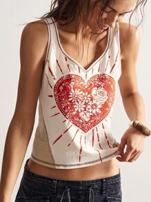 Bohemela BOHO Knitted Color Block Casual Fitted Women Camisole