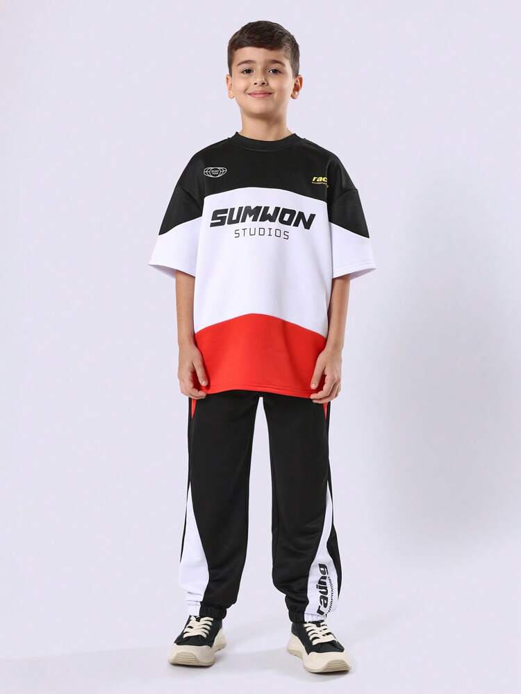 Studios Color Block T-Shirt Co-Ords