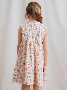 SHEIN 年轻女孩可爱夏季碎花连衣裙 - 彩色 - 查看 6