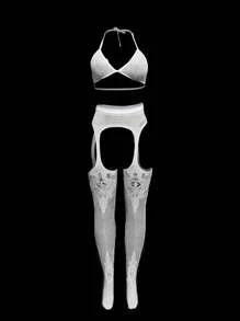 透明性感网眼内衣