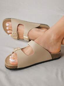 Solecia Women's Casual Versatile Flat Sandals, Summer