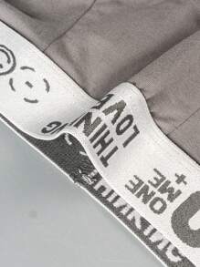 SHEIN 7pcs/Set Teen Boy Letter Elastic Waistband Briefs - Multicolor - View 8