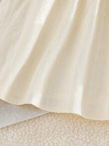 Cozy Pixies 女童花卉印花彼得潘领泡泡袖束腰连衣裙