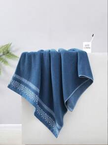 Wholesale 100% Cotton Towels, Thick And Absorbent For Home Use, Maze Patterned Facial Towels, Wedding Gifts, Solid Color Wholesale. - Multicolor - View 3