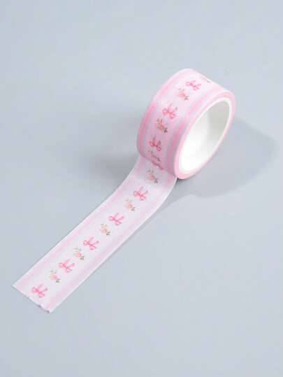 Kawaii Model No. 348474 Bowknot Self-Adhesive Decorative Tape, 4 Rolls