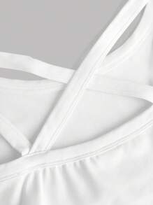 3 piezas de tops cortos casuales de niña preadolescente con espalda de tirantes y sujetador incorporado, aptos para el verano