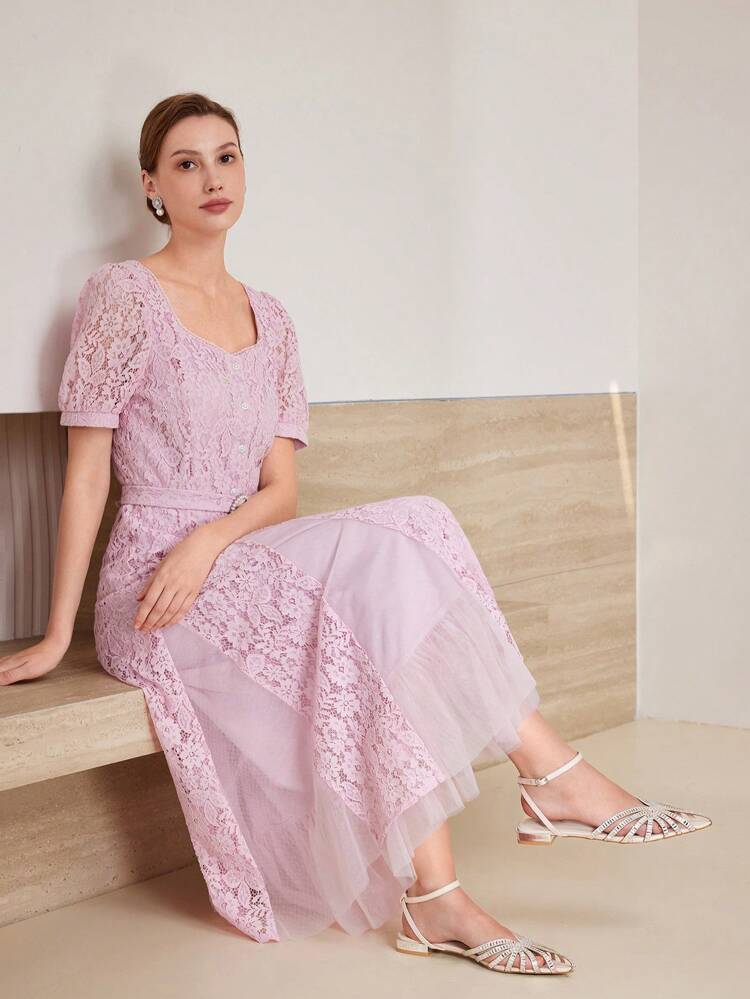 FULLY RHINESTONE DECOR COMFORTABLE WOMEN FLAT SHOES, HOLLOW-OUT DESIGN, FASHIONABLE APRICOT COLOR, SUITABLE FOR SPRING AND SUMMER