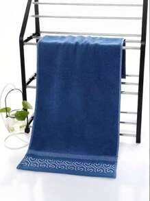Wholesale 100% Cotton Towels, Thick And Absorbent For Home Use, Maze Patterned Facial Towels, Wedding Gifts, Solid Color Wholesale. - Multicolor - View 1