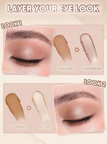 SHEGLAM Creamsicle Eyeshadow Stick-Flirty Graduation Birthday Holiday Summer Fall Autumn Y2K Fancy Fashion Women Makeup Cosmetic Party Beach Travel Camping Outdoors School Campus Trip Festivals Decor Gift Present Rose Girl Cosplay Best Color Charm Vibe