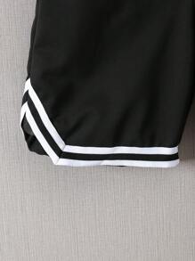 1 Pc Teen Boy Los Angeles #23 Print Athletic Fashion Casual Basketball/Football/Beach Shorts, Spring/Summer