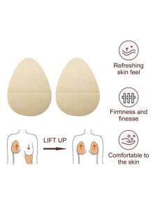 SHEIN 10 件水滴形一次性乳贴，简约实用，多功能