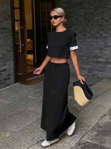 DAZY Women Two Pieces Outfits For Daily Wear