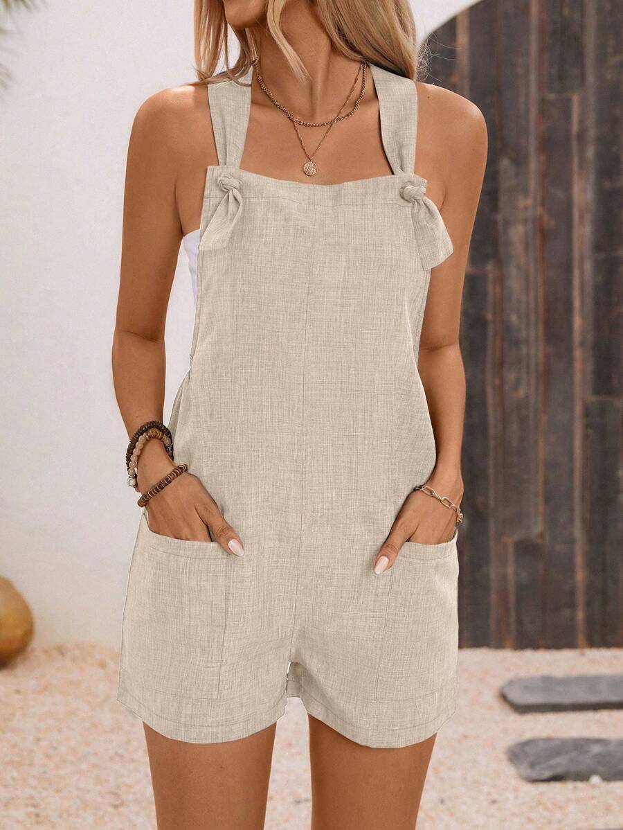 Breezaya 女士连体裤 - 杏色 - 查看 1