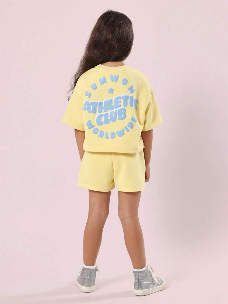 Activewear Leisure Sports T-Shirt Co-Ords