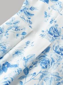 SHEIN Girlism Tween Girls' Summer Floral Print Camisole Maxi Dress - Multicolor - View 4