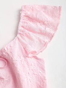 Sweetra Blusa da donna casual ed elegante, dal design retrò francese, con maniche a palloncino, slim, traforata, sexy, romantica e carina