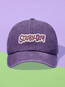 SCOOBY-DOO X SHEIN 印花设计水洗棒球帽