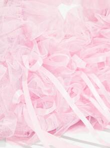 SHEIN ICON Ladies, Women Shoulder Bag, Hobo Bag, Bowknot, Lace, Ribbon, Pink, Fashionable, Personalized, Simple, Versatile, Street, Sweet And Cool Girls, Hot Girls, Y2k, Retro, Rivets, Vintage, Teenagers, Lace-Up, Ballet Style, Party, Date, Daily, Shopping, Afternoon Tea, Cute Bow Bag For Women