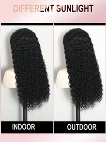 ALL READY WIG Drawstring Wigcap Fit All Head Size Glueless 13x6 Deep Wave Wigs Human Hair Pre Plucked Transparent Lace Bleached Knots Wigs 180% Density Human Wigs With Baby Hair For Women - Natural Black - View 12