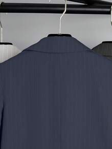 Franclia Women's Striped & Lapel Neck Long Sleeve Casual Commuter Blazer Fall Cloth For Women