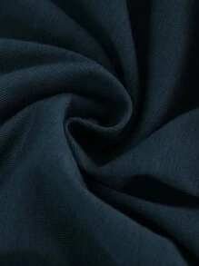 EMERY ROSE Mono informal sin mangas de unicolor para talla grande - Azul - Ver 5