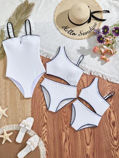 女孩时尚假日可爱黑色贝壳边连体衣，青少年款